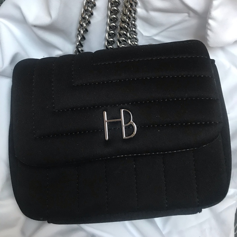 Black quilted handbag Henri Bendel